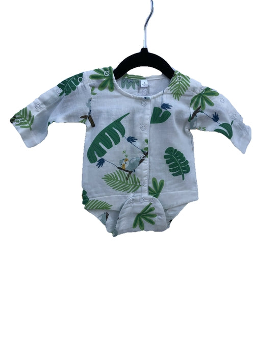 NICU Friendly Baby Romper | Short & Long Sleeve